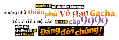 Bị phản bội nơi sâu thẳm hầm ngục, nhưng nhờ thiên phú “Vô Hạn Gacha”, tôi chiêu mộ các đồng đội cấp 9999 để trả thù các đồng đội cũ và cả thế giới! Đáng đời chúng!